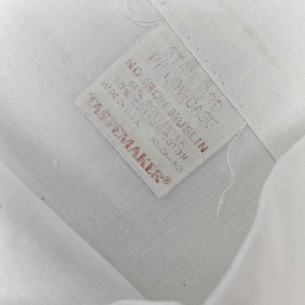 Tastemaker Muslin Pillowcases 2 Cottagecore Vintage Made In USA No Iron Coastal